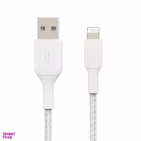 کابل شارژ سریع USB-A به لایتنینگ بلکین مدل CAA002bt2MWH طول 2 متر