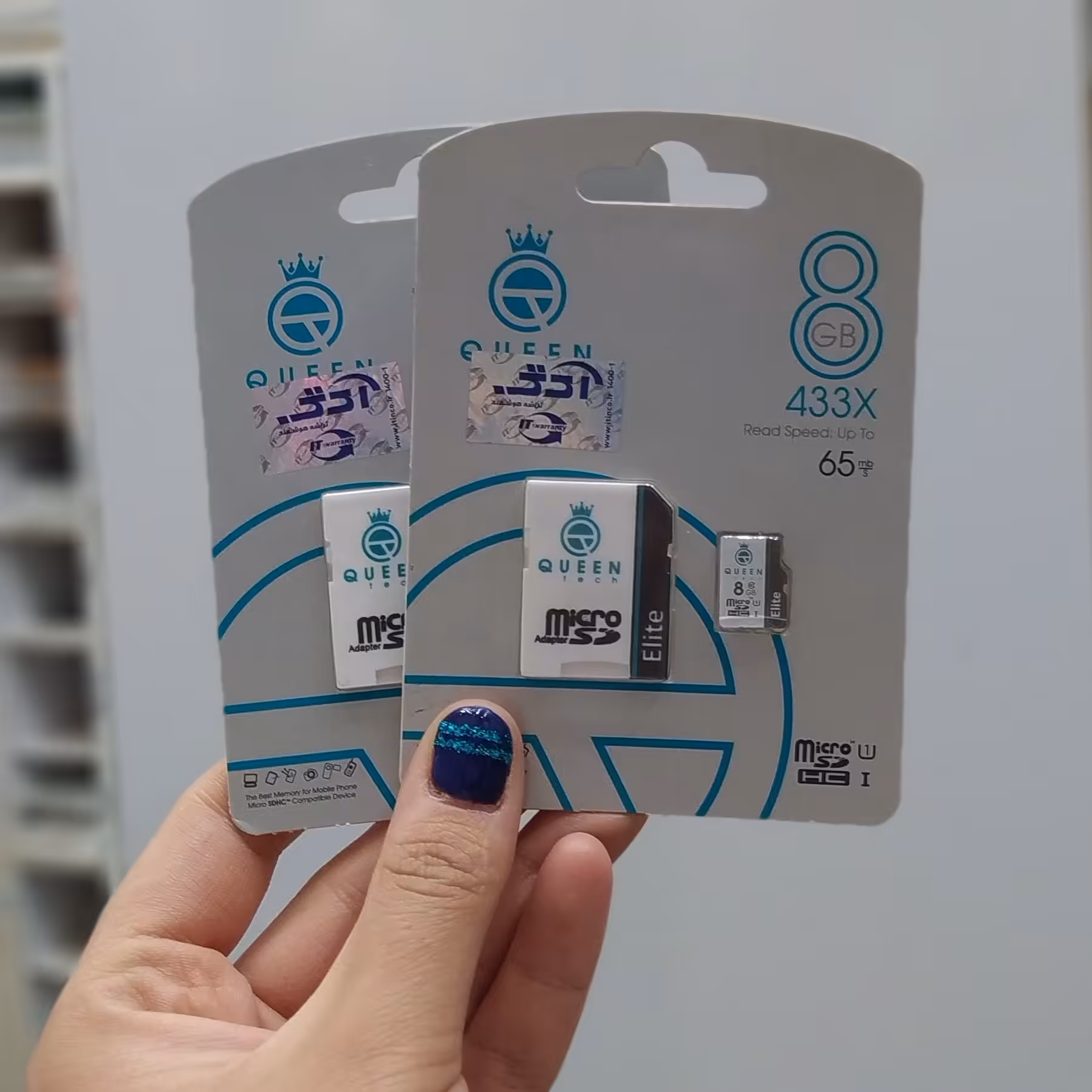 مموری کارت و کارت حافظه 8GB به همراه رم ریدر دارای گارانتی 