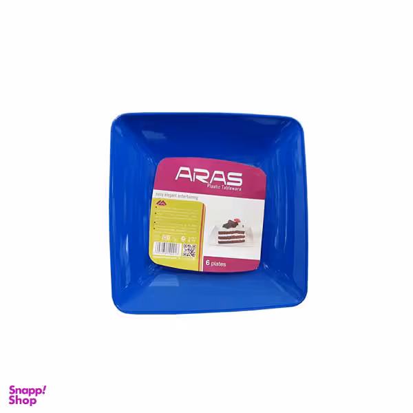 پیش دستی یکبار مصرف ارس مدل لوکس کد L12 بسته 6 عددی