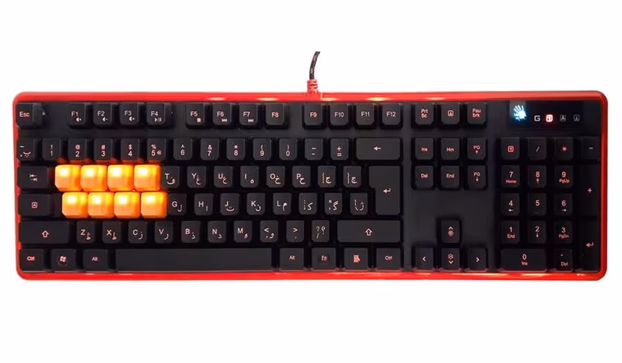کیبوردسری گیمینگ بلودی ای فورتک مدل بی 2278