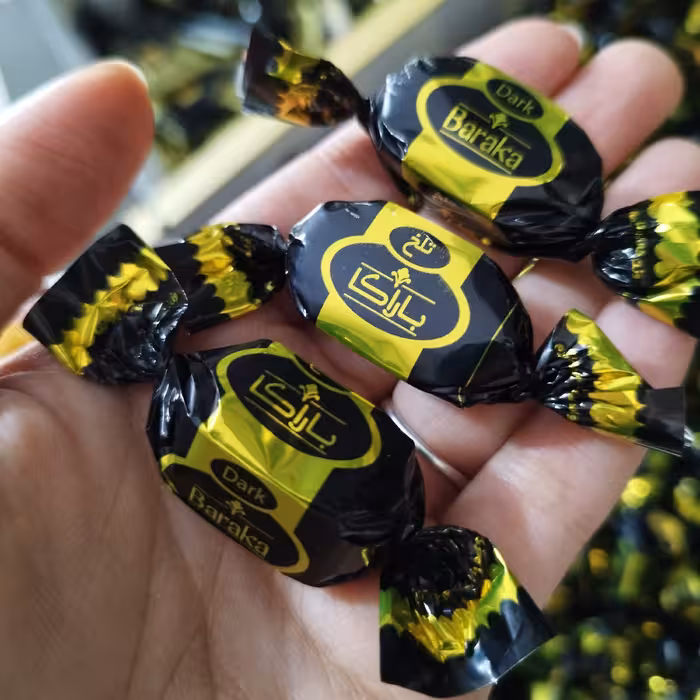 شکلات تلخ باراکا دوسرپیچ (نیم کیلو)بار تازه تازه کاکائو تلخ