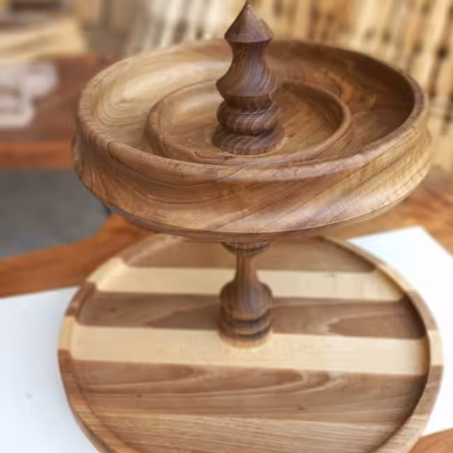 ظروف دکوری و پذیرایی چوبی