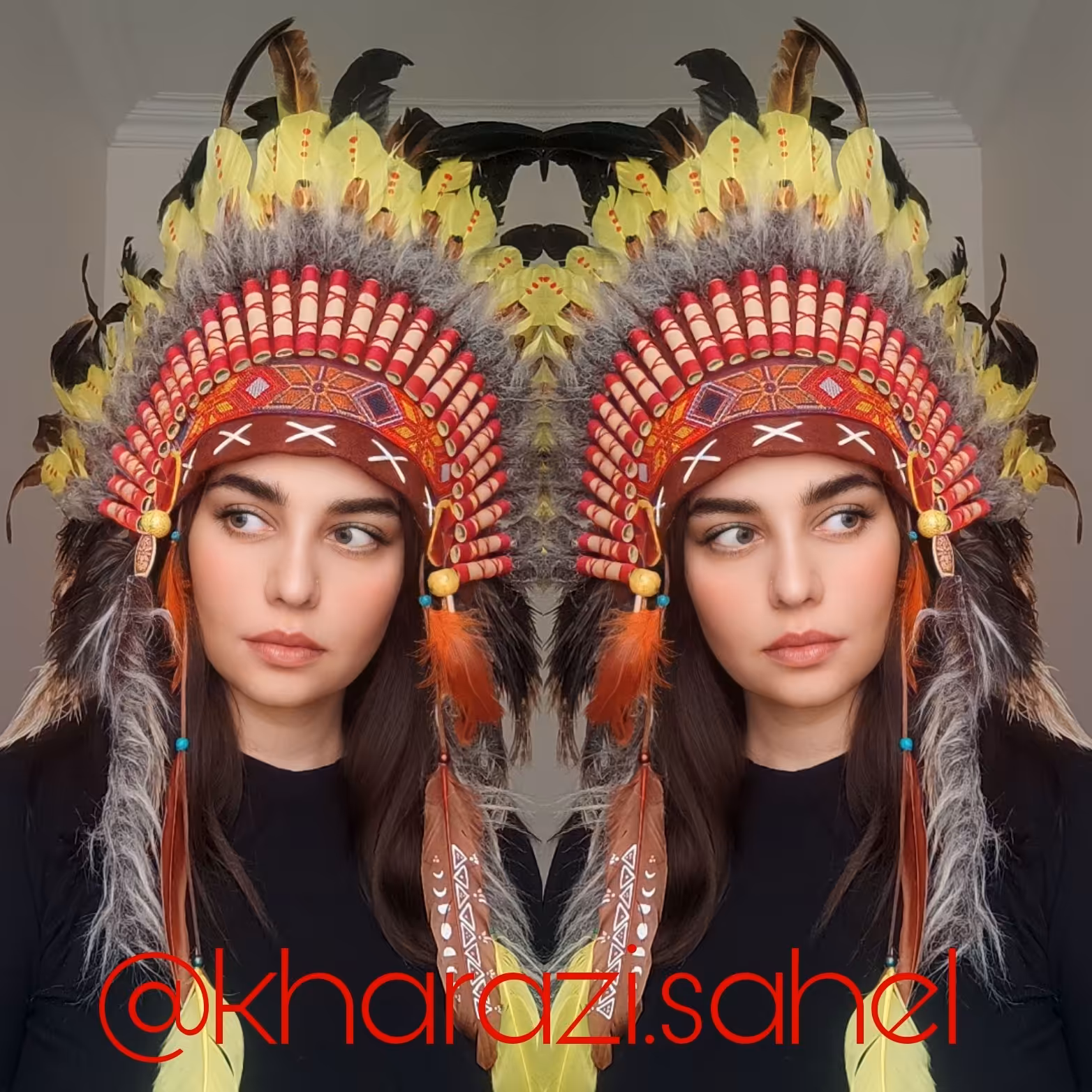 کلاه سرخپوستی سربند سرخپوستی