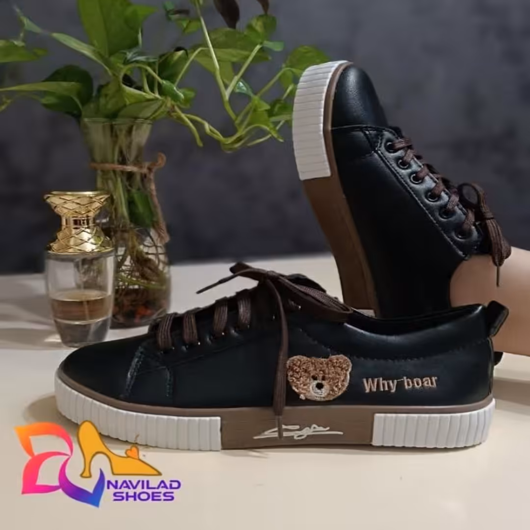 کتونی زنانه دخترانه مدل خرسی