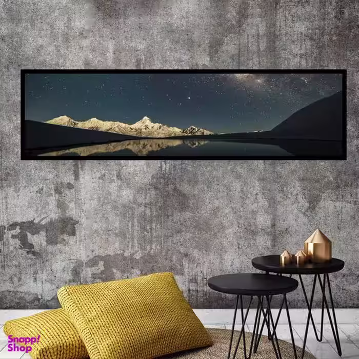 تابلو بکلیت طرح منظره دریاچه مدل کشیده B-7686
