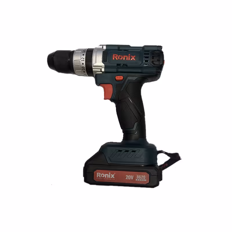 دریل و پیچ گوشتی شارژی 20 ولت رونیکس مدل 8620