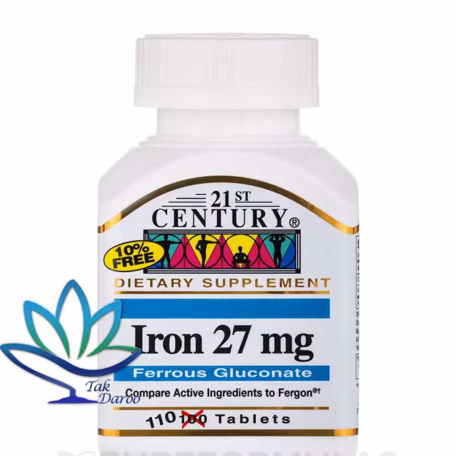 قرص آیرون 27 میلی گرم سنتری