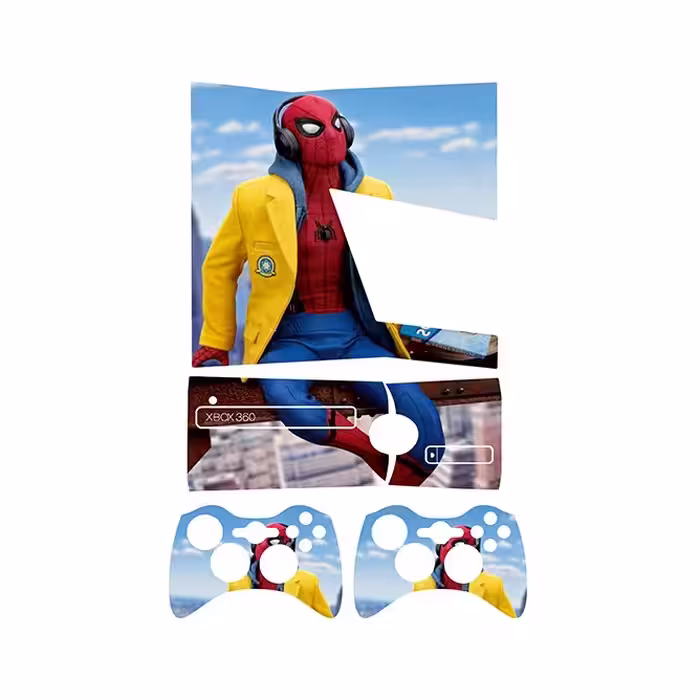اسکین(برچسب)Xbox 360 اسلیم -طرح spiderman-مدل اسلیم-کد14-سفارشی
