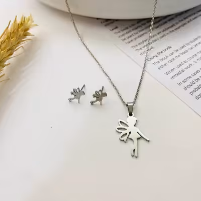 نیم ست استیل طرح فرشته