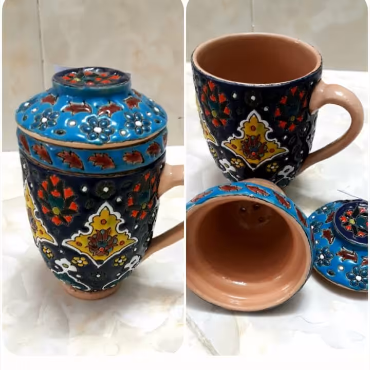دم نوش خوری میناکاری