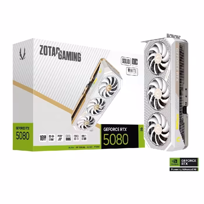 کارت گرافیک زوتک مدل GeForce RTX 5080 16GB SOLID OC White