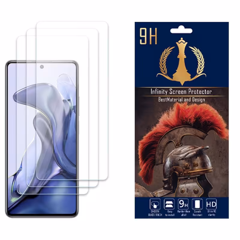 محافظ صفحه نمایش اینفینیتی مدل NANOمناسب برای شیائومی 11T PRO بسته سه عددی