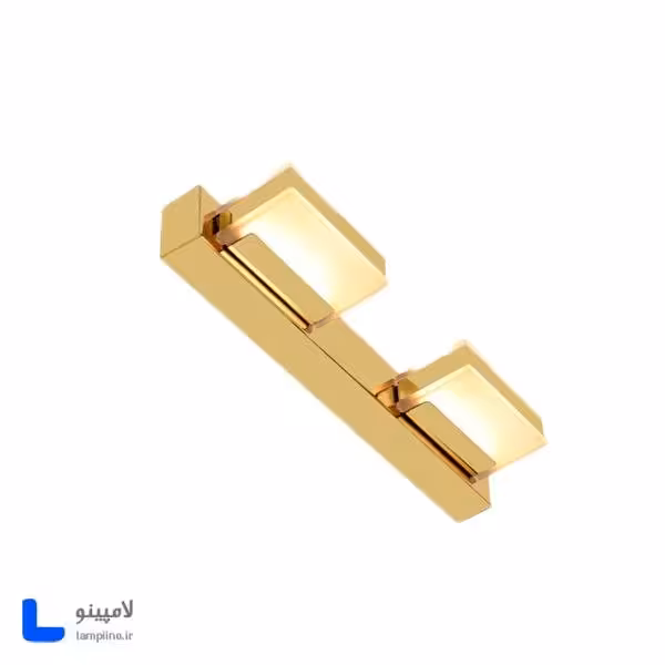 چراغ دیواری بالا آینه و بالا تابلو روشا طلایی 32 cm مدل A48-2