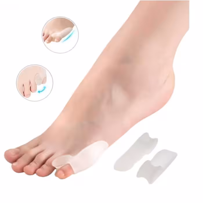 لا انگشتی انحراف انگشت کوچک پا (سیلیکونی ،دو عددی)
