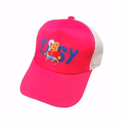 کلاه کپ بچگانه مدل EASY کد 1226 رنگ صورتی