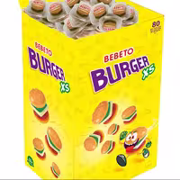 پاستیل همبرگر مینی ببتو 80 عددی ببتو Bebeto