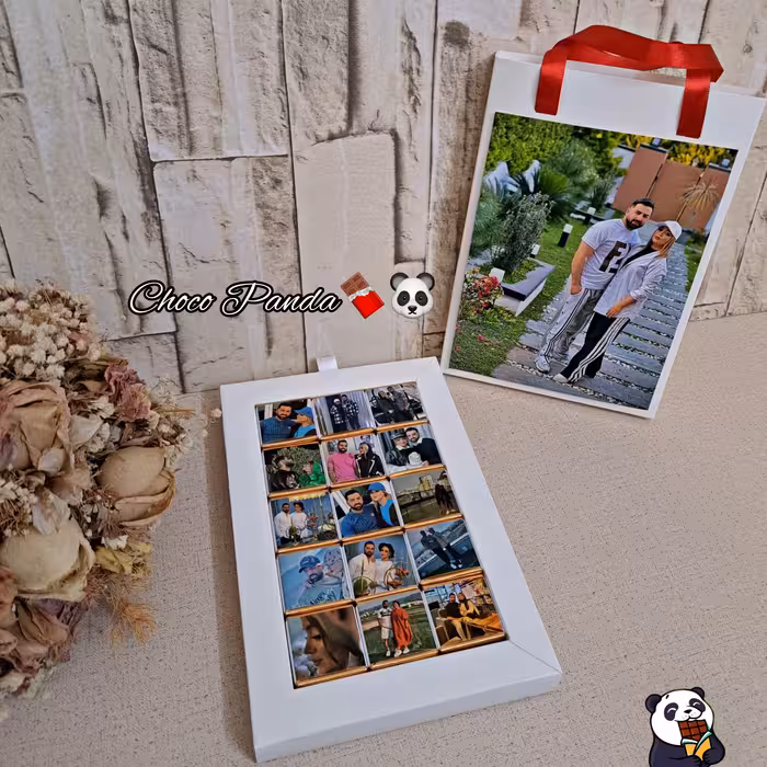 پک شکلات شونیز بگدار سفارشی با عکس های دلخواه شما 150 گرم