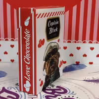 شکلات طرح سیگار برند کاپتان بلک لایت 