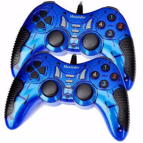 دسته بازی با سیم مکسیدر مدل MX-GP8101 WN09 دوتایی