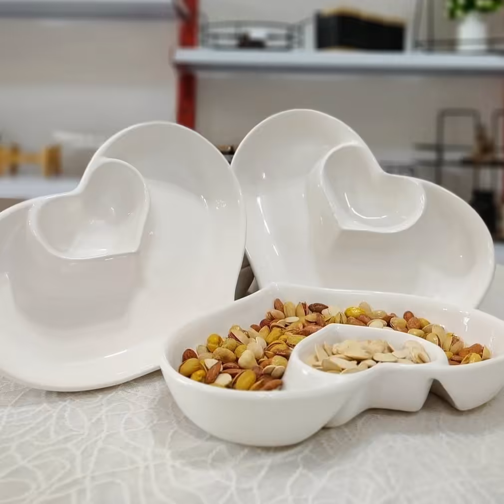 اردوخوری  قلبی سرامیکی سایزمتوسط