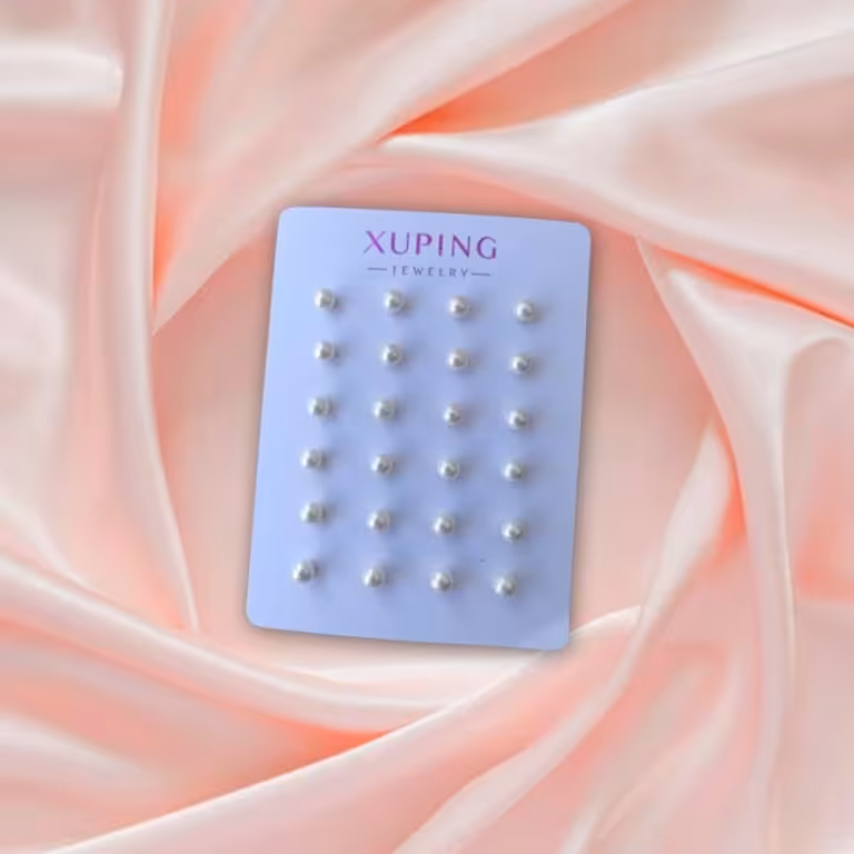 گوشواره مرواریدی کد XGH6460030 بدلیجات 