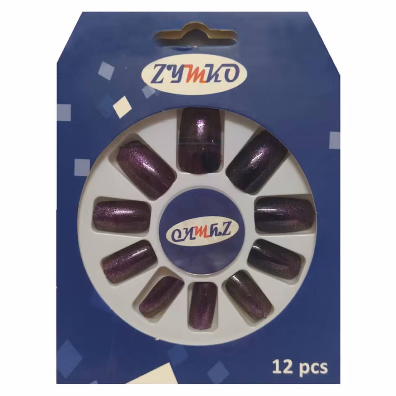 ناخن مصنوعی بنفش زیمکو شماره 1802