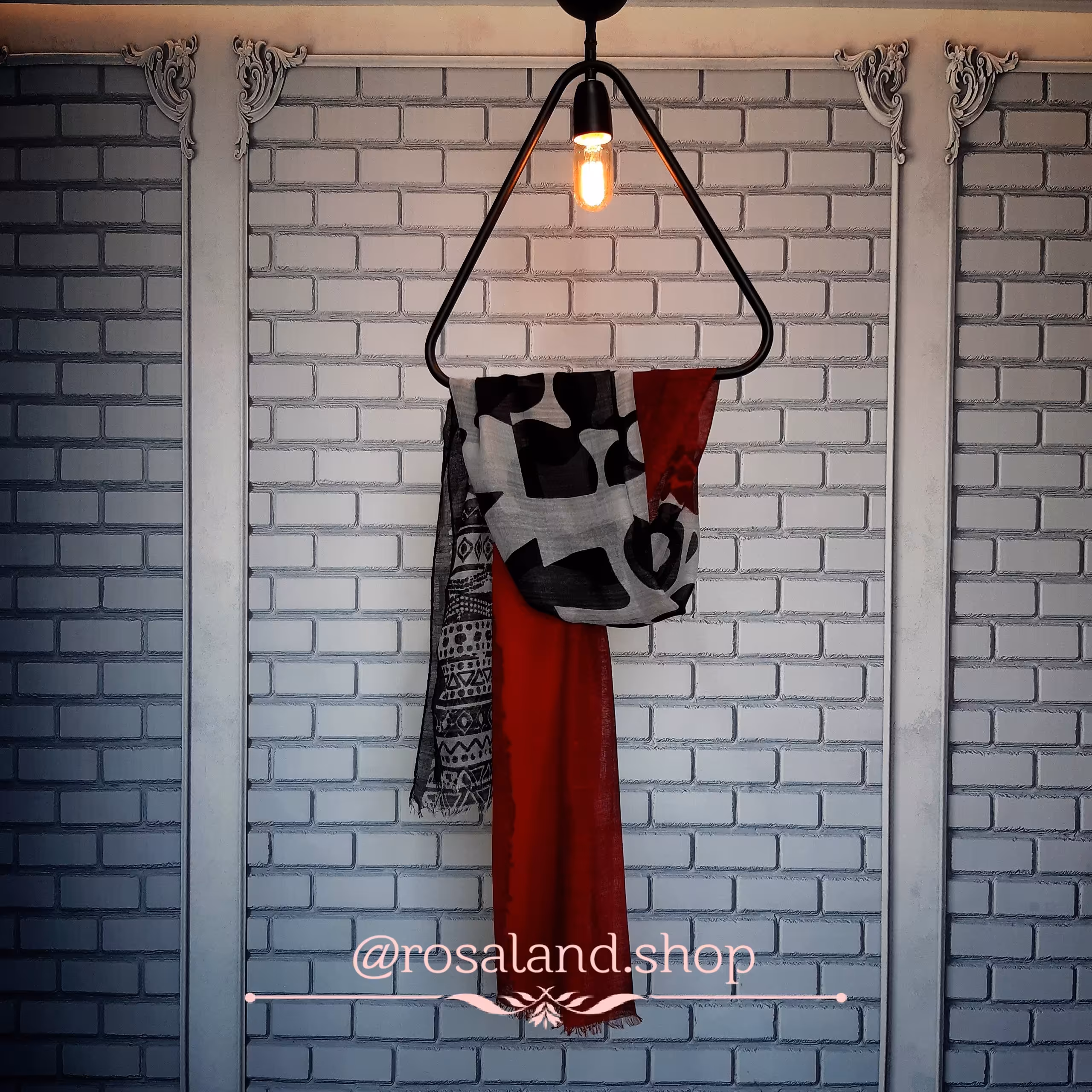 شال نخی آبرنگی رنگبندی سری 2