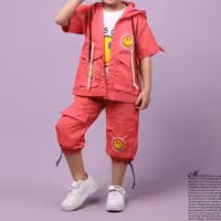 سه تیکه کتان اسپورت سویشرت کلاهدار تیشرت شلوارک جنس کتان 320 آنزیم شست نرم و لطیف کیفیت تضمینی 