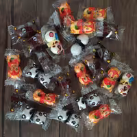 دراژه شکلاتی عروسکی جذاب و خوشطعم بسته 200گرمی 