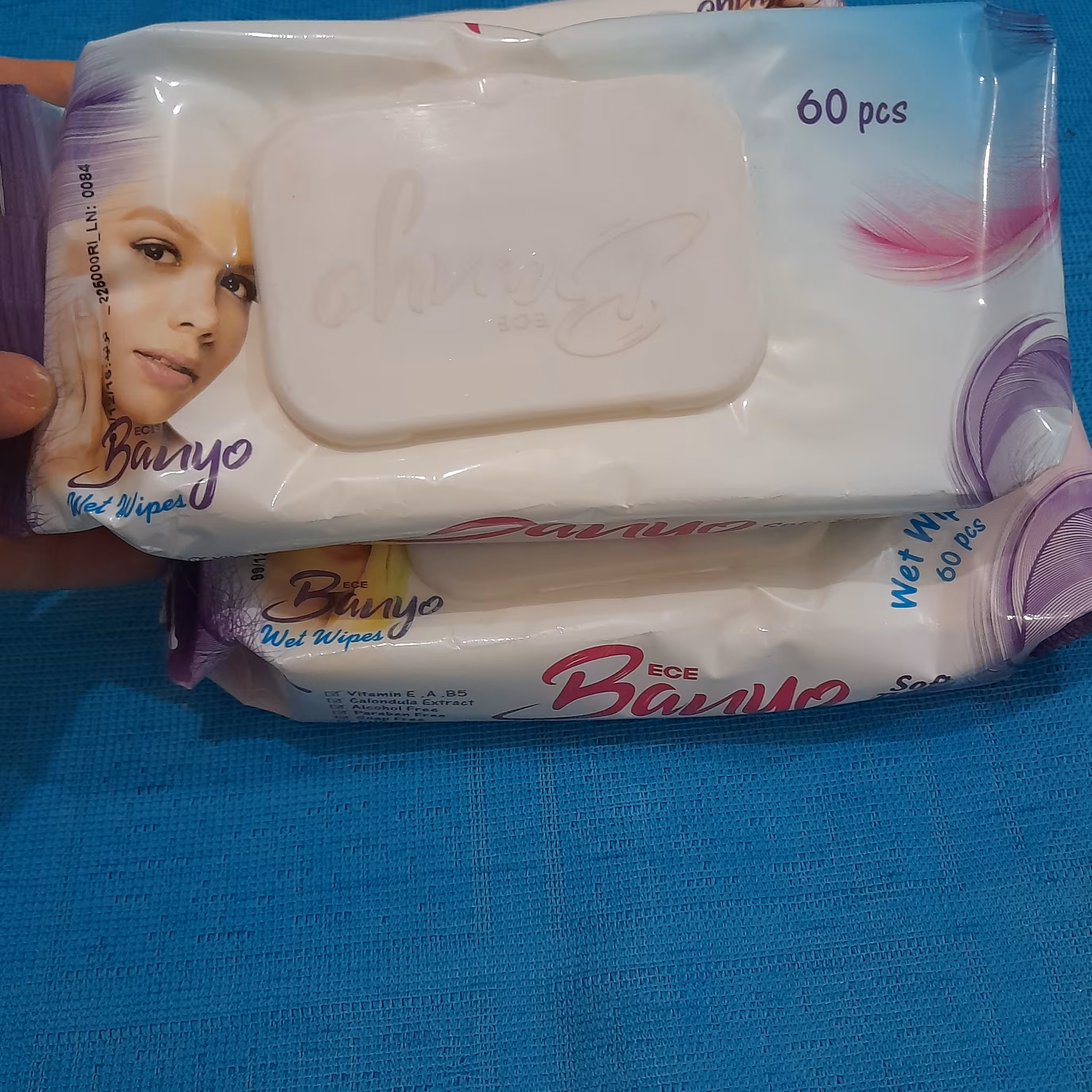 دستمال مرطوب 60 عددی بانیو