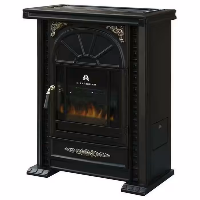 بخاری گازی هیتا شعله طرح شومینه  مدل HTA 200 FA