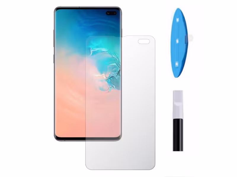 محافظ صفحه نمایش یو وی مات سامسونگ UV Nano Curved Glass Samsung S10 Plus