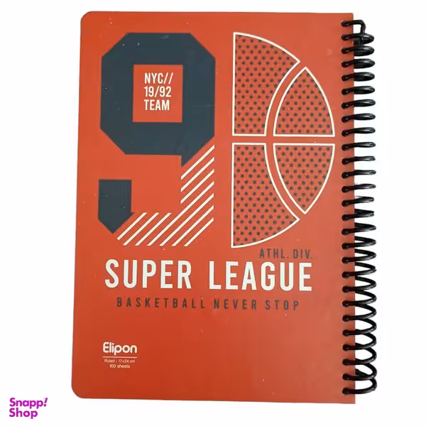 دفتر 100 برگ الیپون کد 2423244