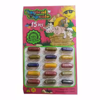 کپسول طرح حیوانات  اهلی و وحشی جادویی 15 عددی 