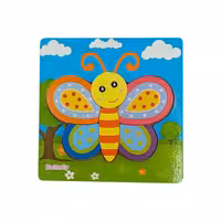 پازل جاگذاری چوبی مدل پروانه کد 5576132