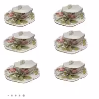 پیاله و پیش دستی لمونژ ملودی (پس کرایه)