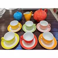 سرویس 17 پارچه فنجان و نعلبکی آلگرو چایی خوری