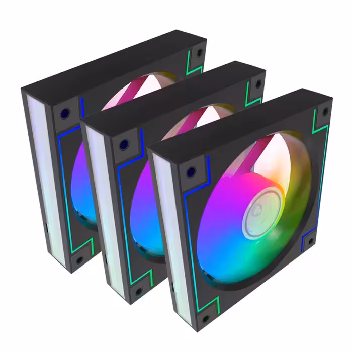 قیمت و خرید فن خنک کننده کیس کامپیوتر گیم مکس مدل RD300 BK 3-in-1 | یاس ارتباط