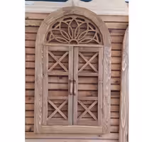 پنجره چوبی زیبا و با کیفیت