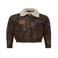 کاپشن چند رنگ زنانه خلبان قارچ قهوه ای TOP GUN MONT Derimod