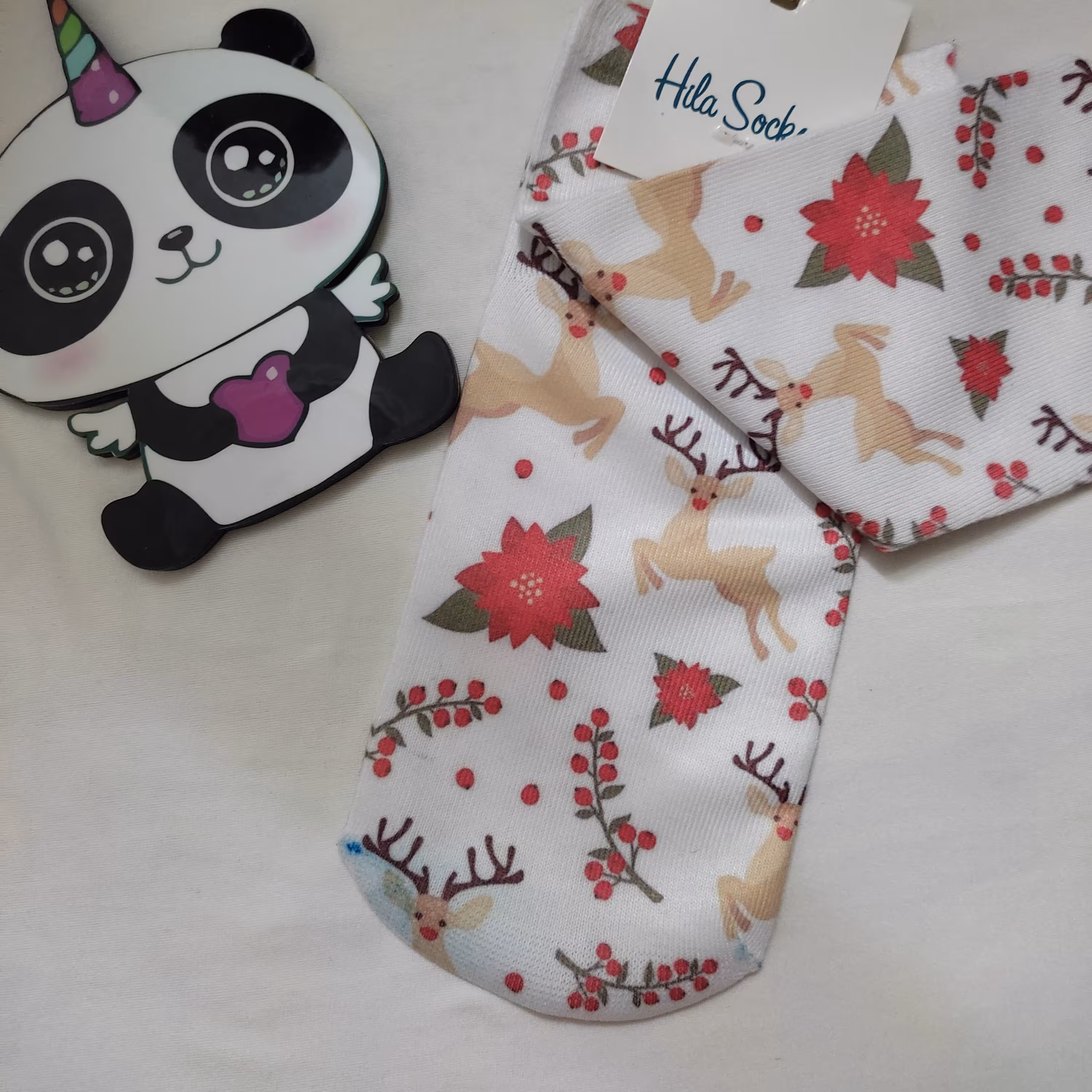 جوراب نخی چاپی