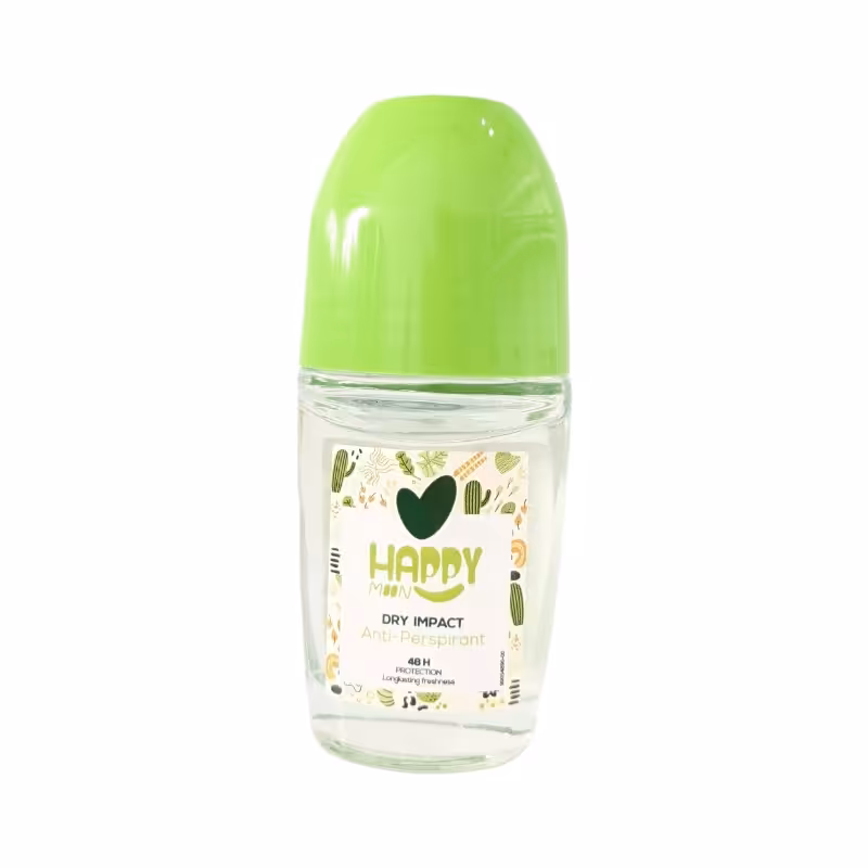 رول ضد تعریق هپی مون مدل Happy Moon Dry Impact حجم 50 میل