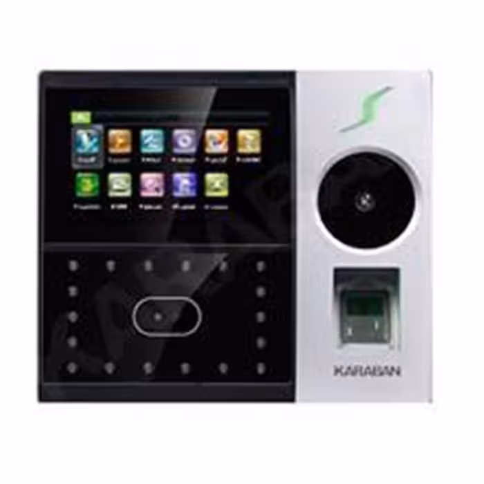 دستگاه حضور غیاب تشخیص کف دست و چهره کارابان مدل کی تی ای 950 پی
