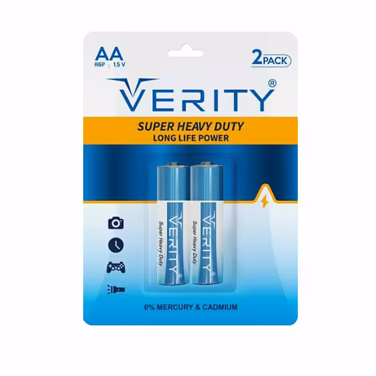 باتری قلم وریتی مدل Super Heavy Duty بسته 2 عددی