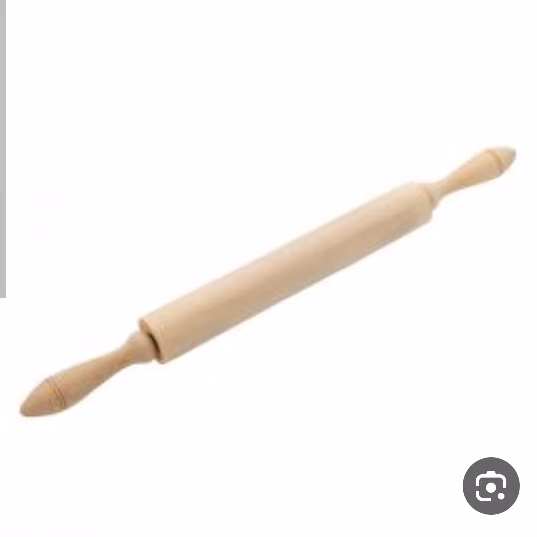 وردنه چوبی با دوام و استحکام بالا دسته متحرک بسیار جنس عالی