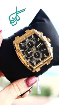 خرید ساعت مردانه ریوارد بندرابر کرنوگراف اصل استیل درجه یک رنگ ثابت حک مارک روی قفل تقویم دار کیفیت عالی دارای رنگبندی کد 1922743 - ردگل