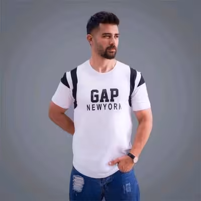 تیشرت مردانه سفید
