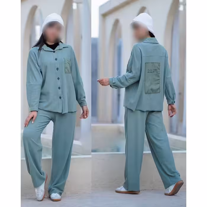 پازل ست مانتو شلوار زنانه