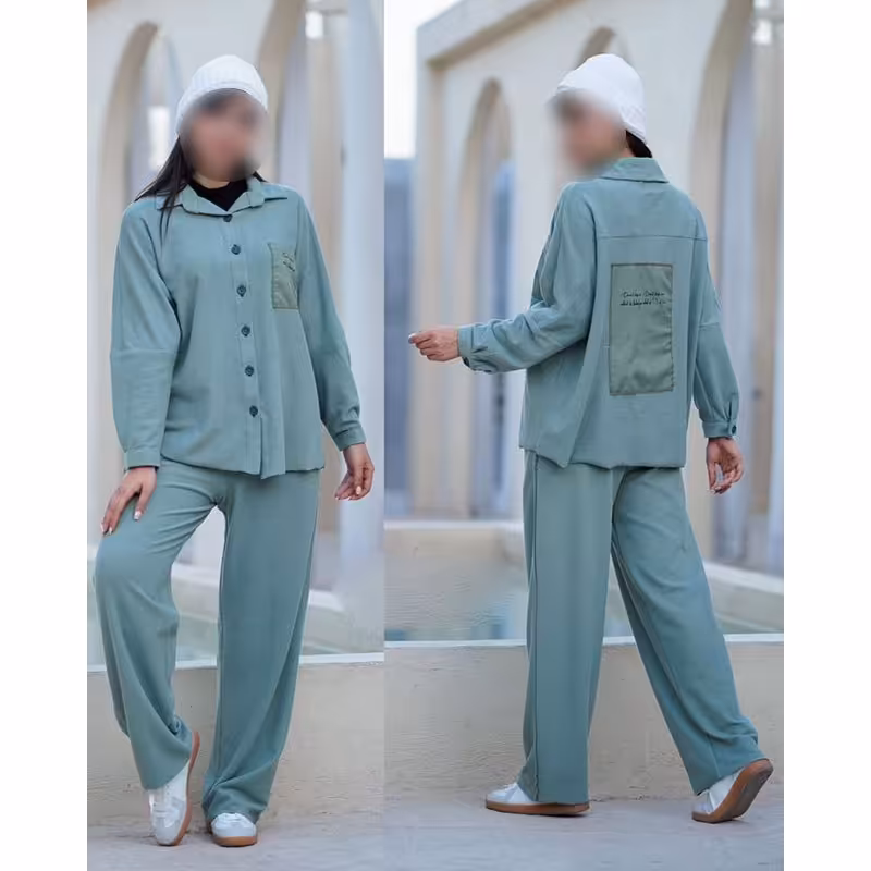 پازل ست مانتو شلوار زنانه