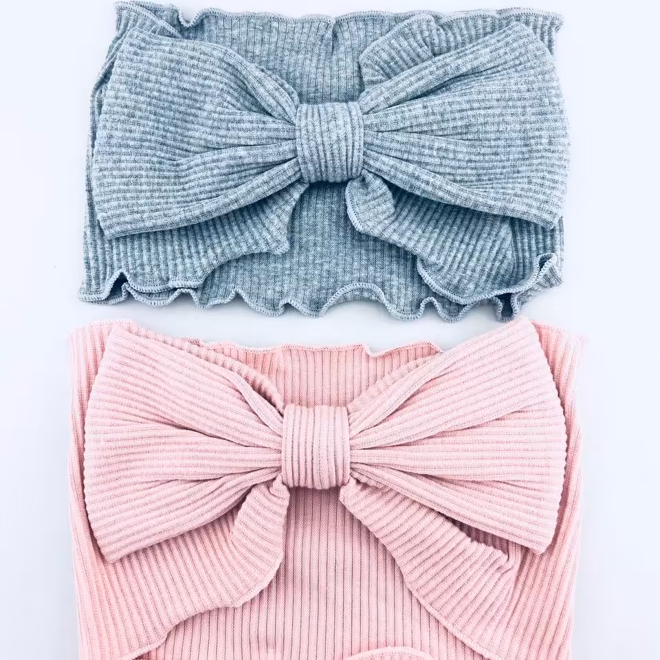 هدبند آرایشی پاپیونی رنگی